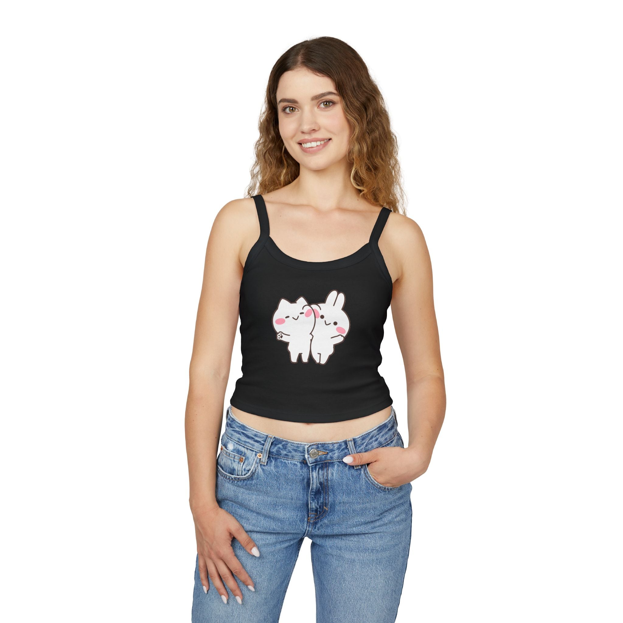 Mimi&Neko Spaghetti Strap Tank Top